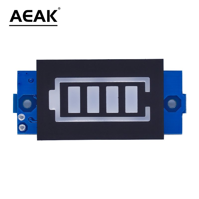 1S 2S 3S 4S 6S 7S Blue Display Lithium Battery Capacity Indicator Module 6V 12V 24V 36V 48V Lithium Battery Indicator Panel