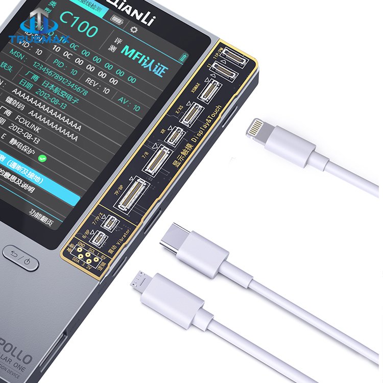 Multi functional repair tester data line detection photosensitive repair battery activation vibrator chip reading and writing
