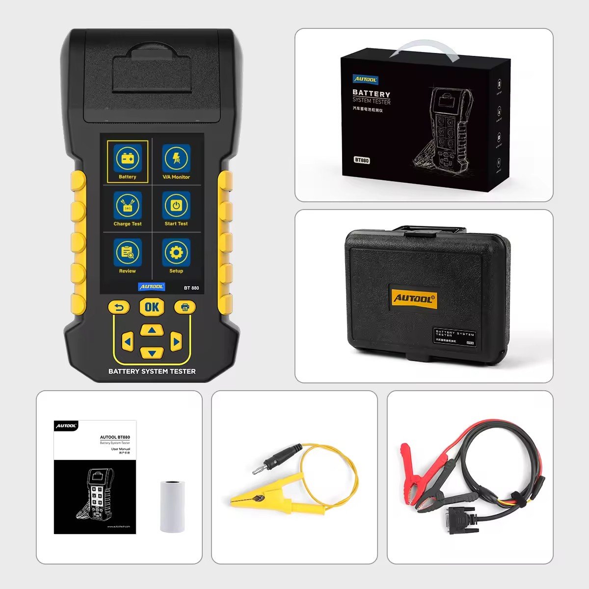 Autool BT880 Car Aging Load Capacity Testing Launch Battery Leak Tester Machine Equipment
