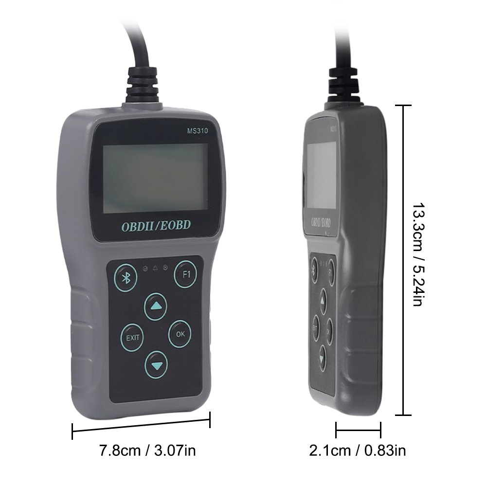 MS310 OBD2 Diagnostic Tool Engine Diagnosis Battery Tester Full System Scanner for OBD 2 Protocol Cars