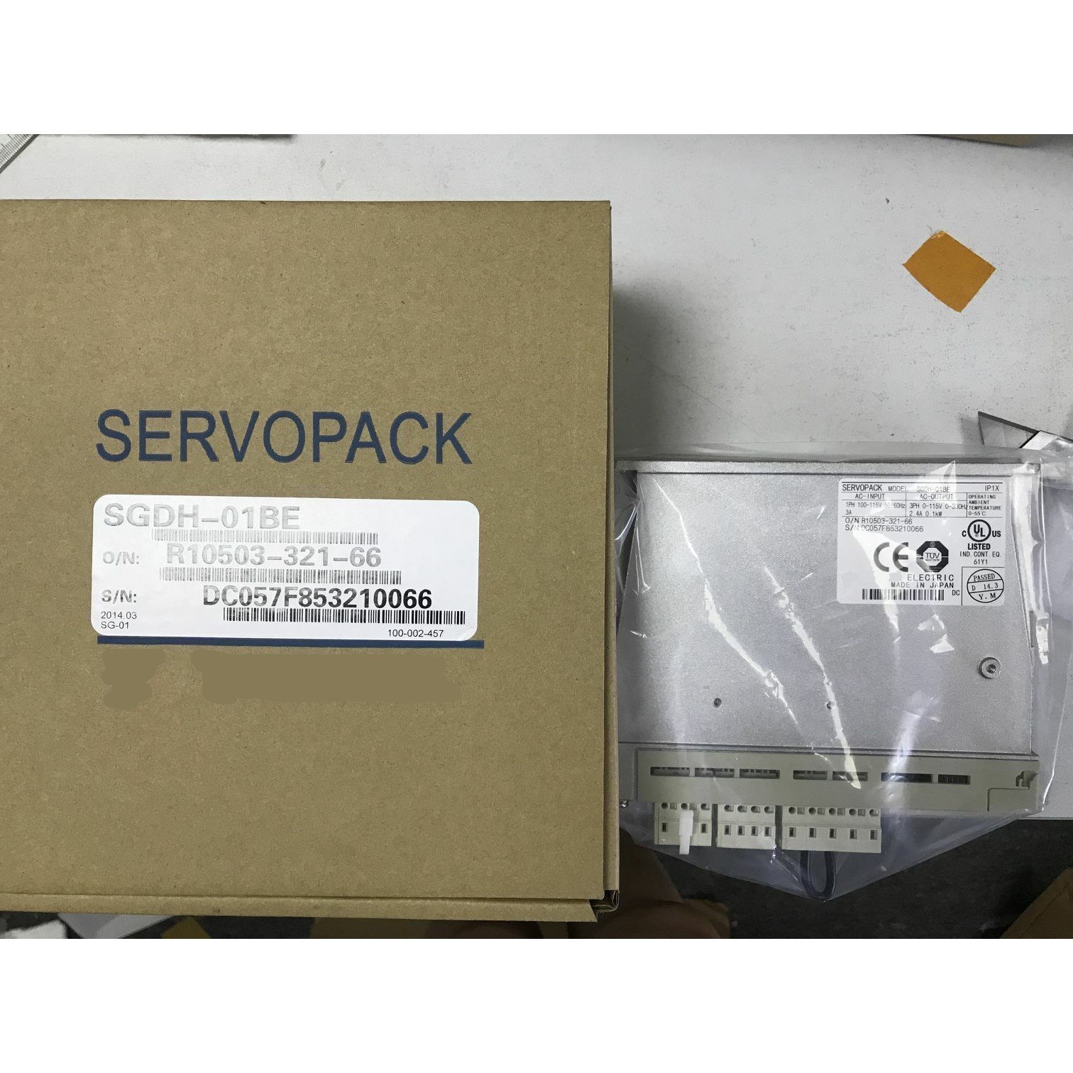 SGDH-01BE New in Box Servo Driver with Expedited Shipping PLC PAC & Dedicated Controllers
