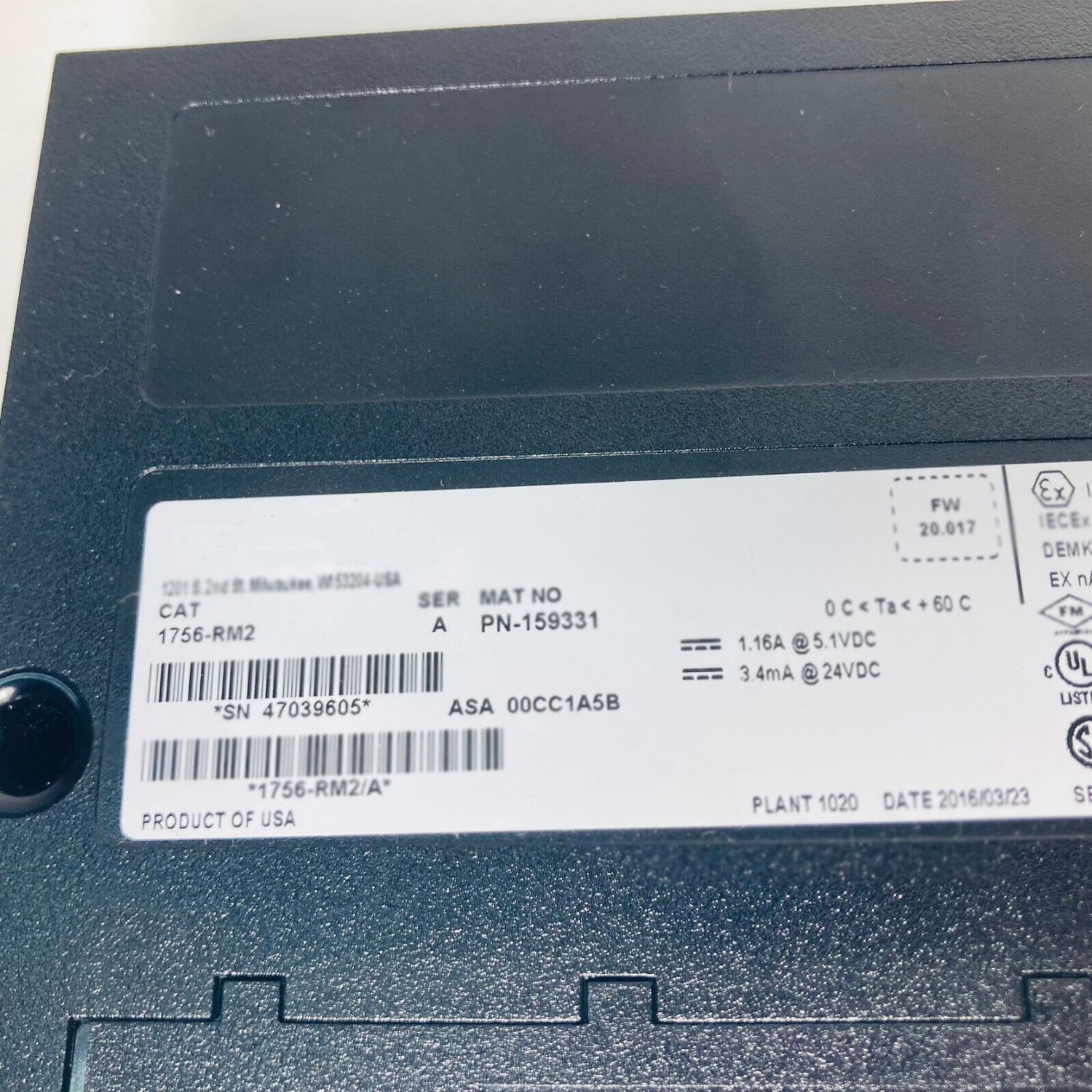 Original Plc 1756-RM RM2 Brand New Plc pac dedicated Controller AC Drive 1756-EN3TRK 1756-EN2TRK
