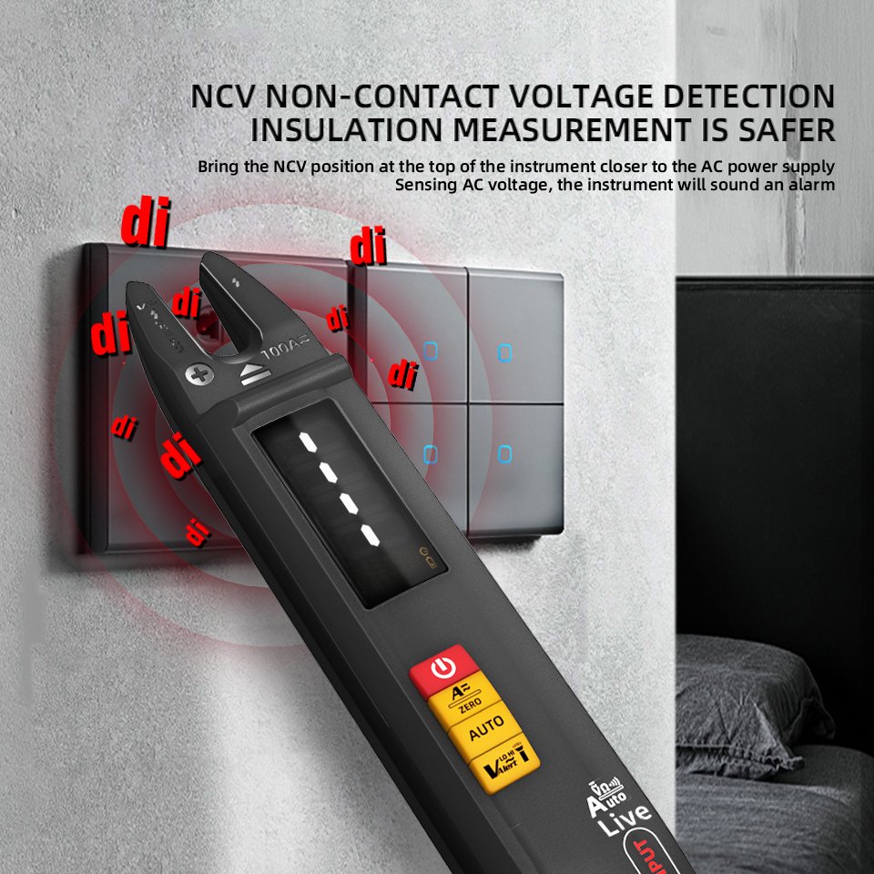 Multimode U-Type Current Multimeter Digital Clamp Meter Dc Ac 0.5-100A Current Meter Electrical Tester Automatic Multimeter