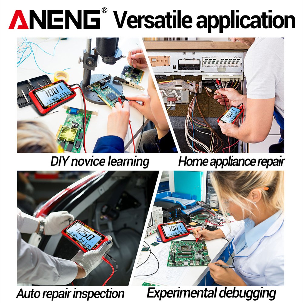ANENG 613 Smart Multimeter 3 in 1 Professional Test 4000 Counts Digital AC/DC Curent Voltage Resistor Measurement Tools