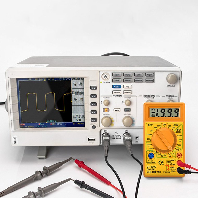 Blister Pack DT-830D Digital Multimeter Multi Tester with Buzzer Voltage Ampere Ohm Tester Probe Diode and Transistor