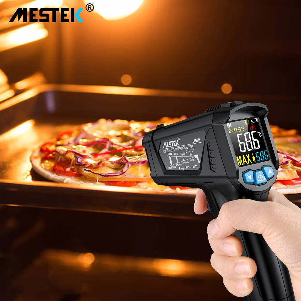 Mestek IR02B Industrial Portable Handheld Non-contact Digital Thermometer For Sale High Quality Temperature Measurement