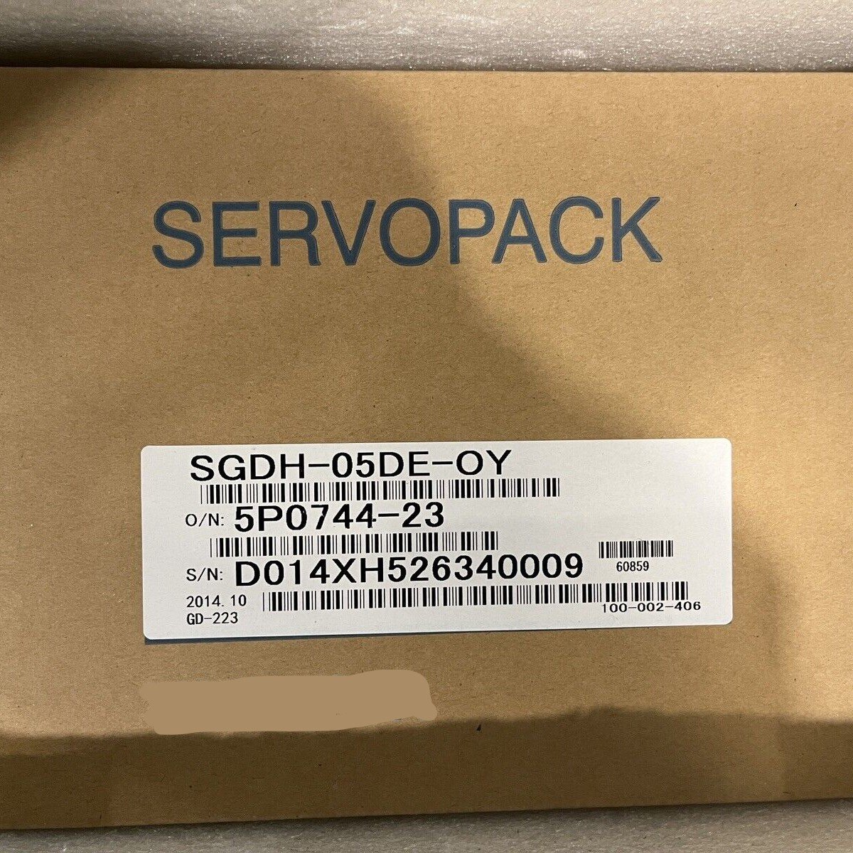 SGDH-05DE-OY AC Servo Motor New in Box for PLC PAC & Dedicated Controllers
