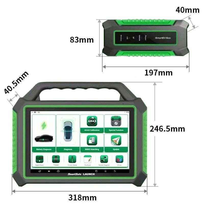 Launch X431 SmartSafe iSmartEV For Electric New Energy Vehicles iSmartEV P01 Hybrid & Battery Pack Tester & EV Diagnostic Tool