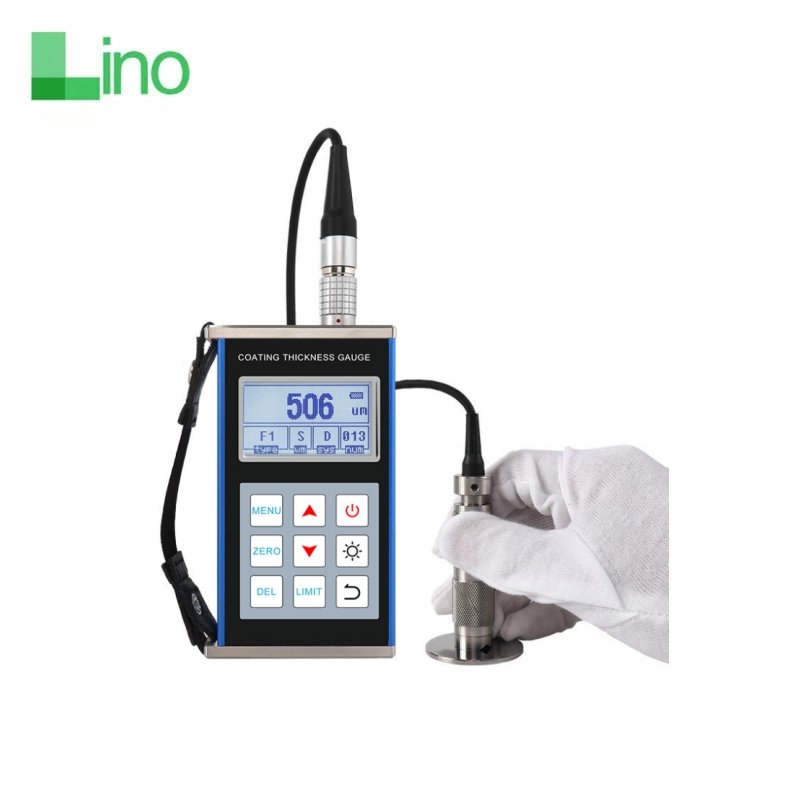 LINO Digital coating thickness tester portable ultrasonic thicknesses gauge through coating
