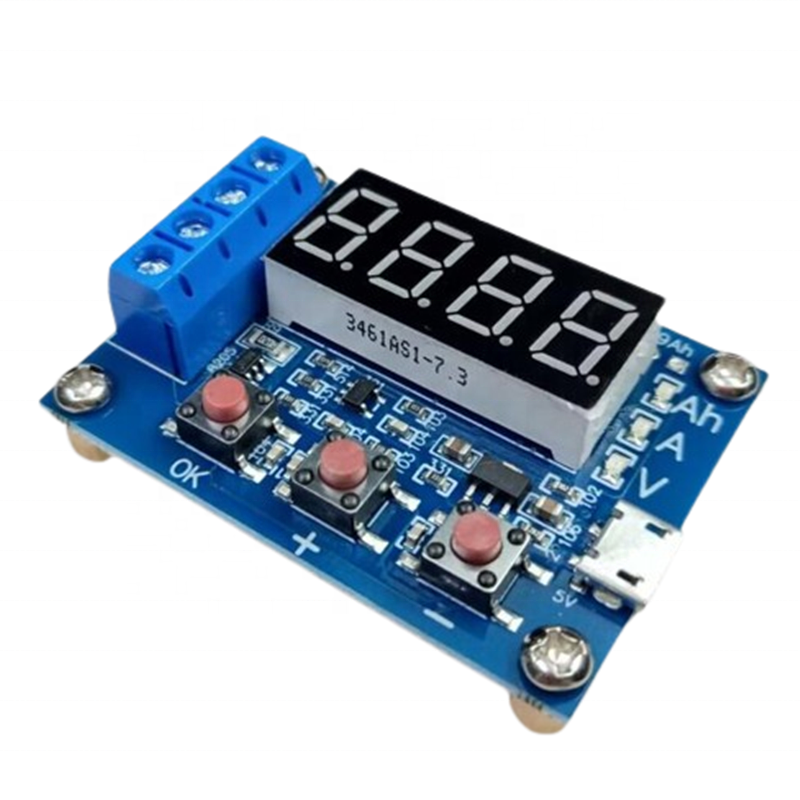 ZB2L3 Battery Tester LED Digital Display 18650 Lithium Battery Power Supply Test Resistance Lead-acid Capacity Discharge Meter