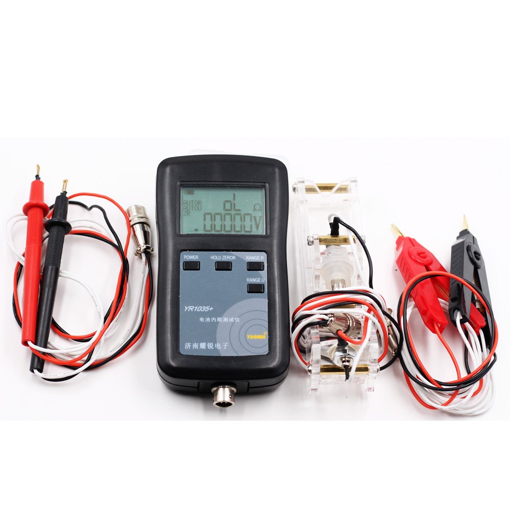 YR1035+Internal Resistance Tester 0-100v battery tester Lifepo4 Li Ion battery A-lkaline Nickel Cadmium Button Cell tester