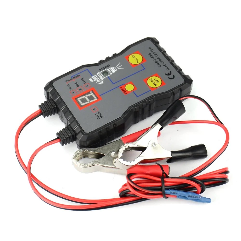 Car Fuel Injector Tester Powerful Fuel System Scan Tool Gasoline Injector Tester Automotive Universally with Spark Plug Tester