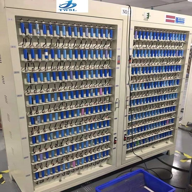 TWSL brand 18650 Lithium Cell Battery Capacity Tester 5V3a 512 Channel Li-ion Analyzer for Battery Charge and Discharge Testing