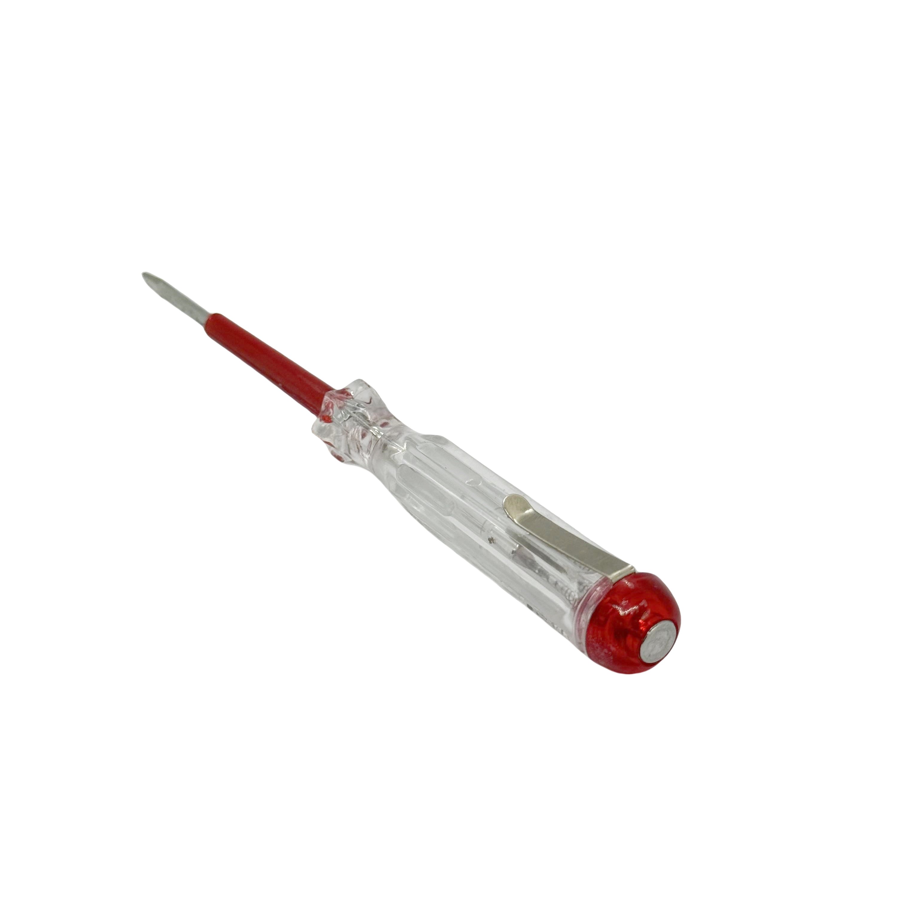 plastic Flathead test pen screwdriver typeTransparent plastic Small and lightweight electrical insulation