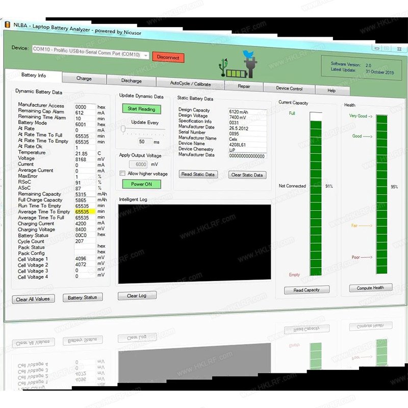 Original NLBA1-PRO Laptop Battery Analyzer Tester Repair Tool in stock