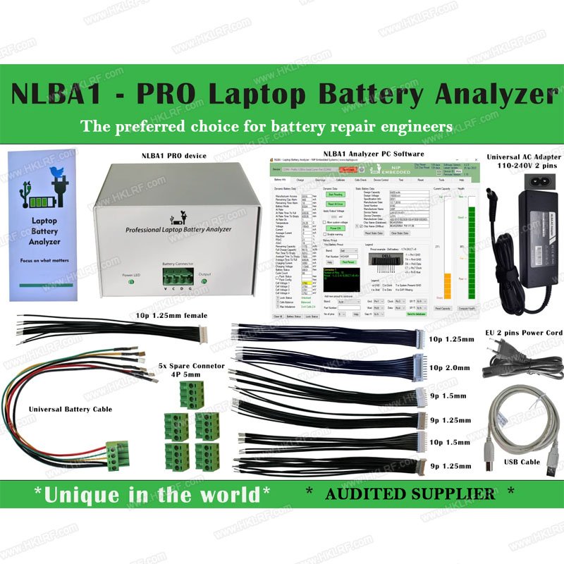 Original NLBA1-PRO Laptop Battery Analyzer Tester Repair Tool in stock
