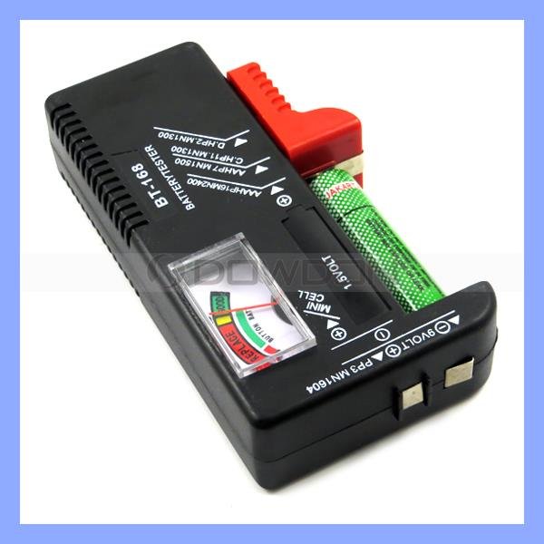 Digital Battery Tester Universal Battery Tester Checker AA AAA 9V Button PTCT Battery Capacity Tester
