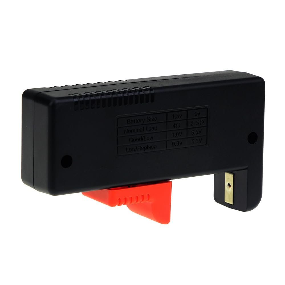 Battery Tester Checker Digital LCD Universal Battery Tester Monitor for9V 1.5V 1.2~4.8VHousehold Battery Life Level Power Meter