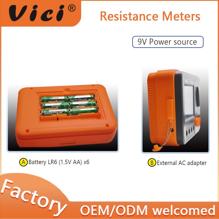 VC4105A Digital Earth Resistance Meter Ground Resistance Test Instrument