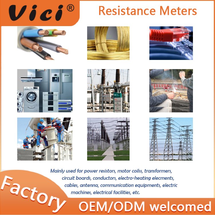 VC4105A Digital Earth Resistance Meter Ground Resistance Test Instrument
