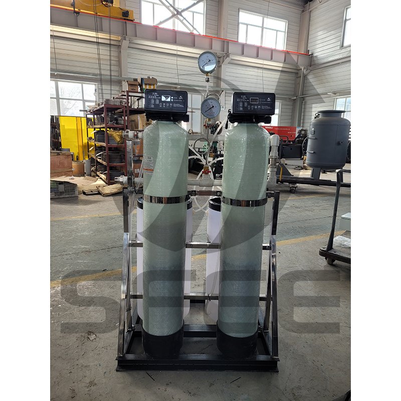 automatic softened water equipment Demineralized water system for removing calcium magnesium ions Water softening resin filter