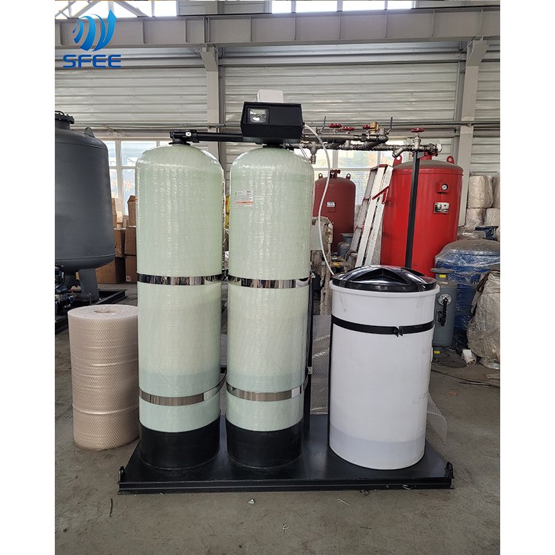 automatic softened water equipment Demineralized water system for removing calcium magnesium ions Water softening resin filter