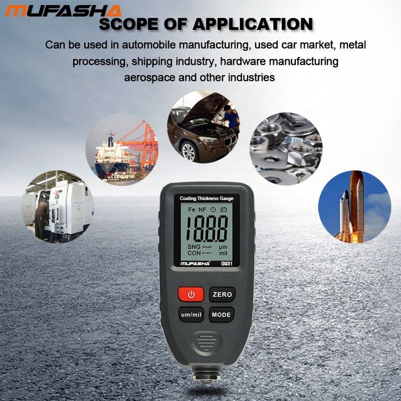 MUFASHA DFT dry film coating thickness meter tester