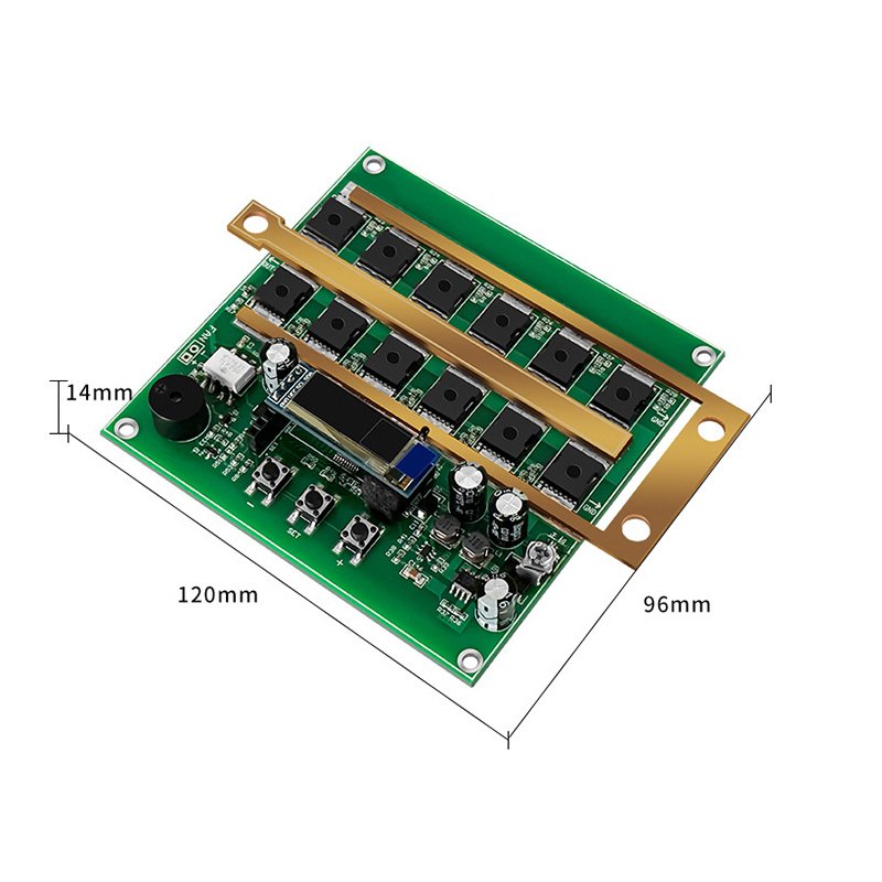 Three-stage pulse welding 99 gear adjustment support Farad capacitance 6.5V-16V18650 lithium spot welding machine