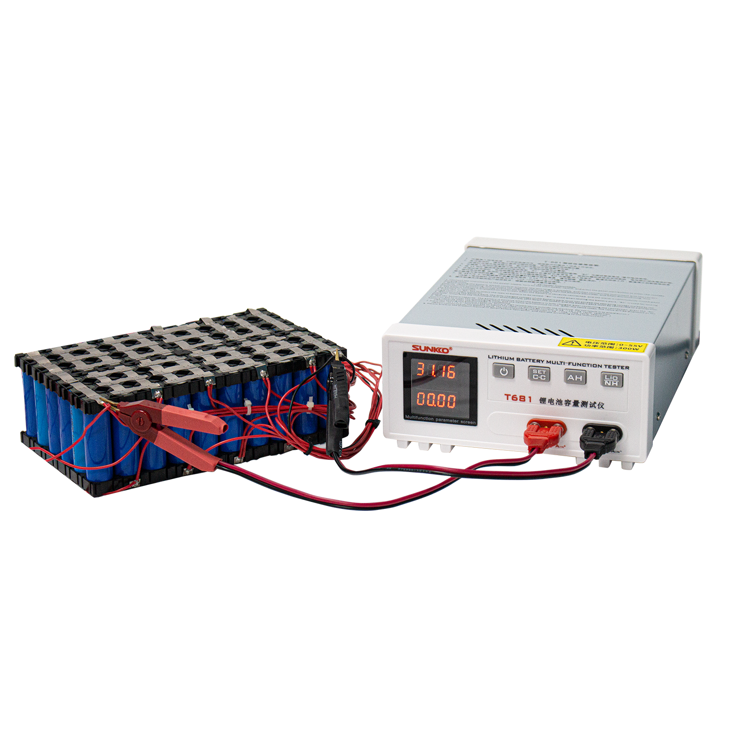 SUNKKO T-681 Lithium Battery Capacity Tester Discharge test Measure Capacity Voltage For Battery Pack or Single Cell