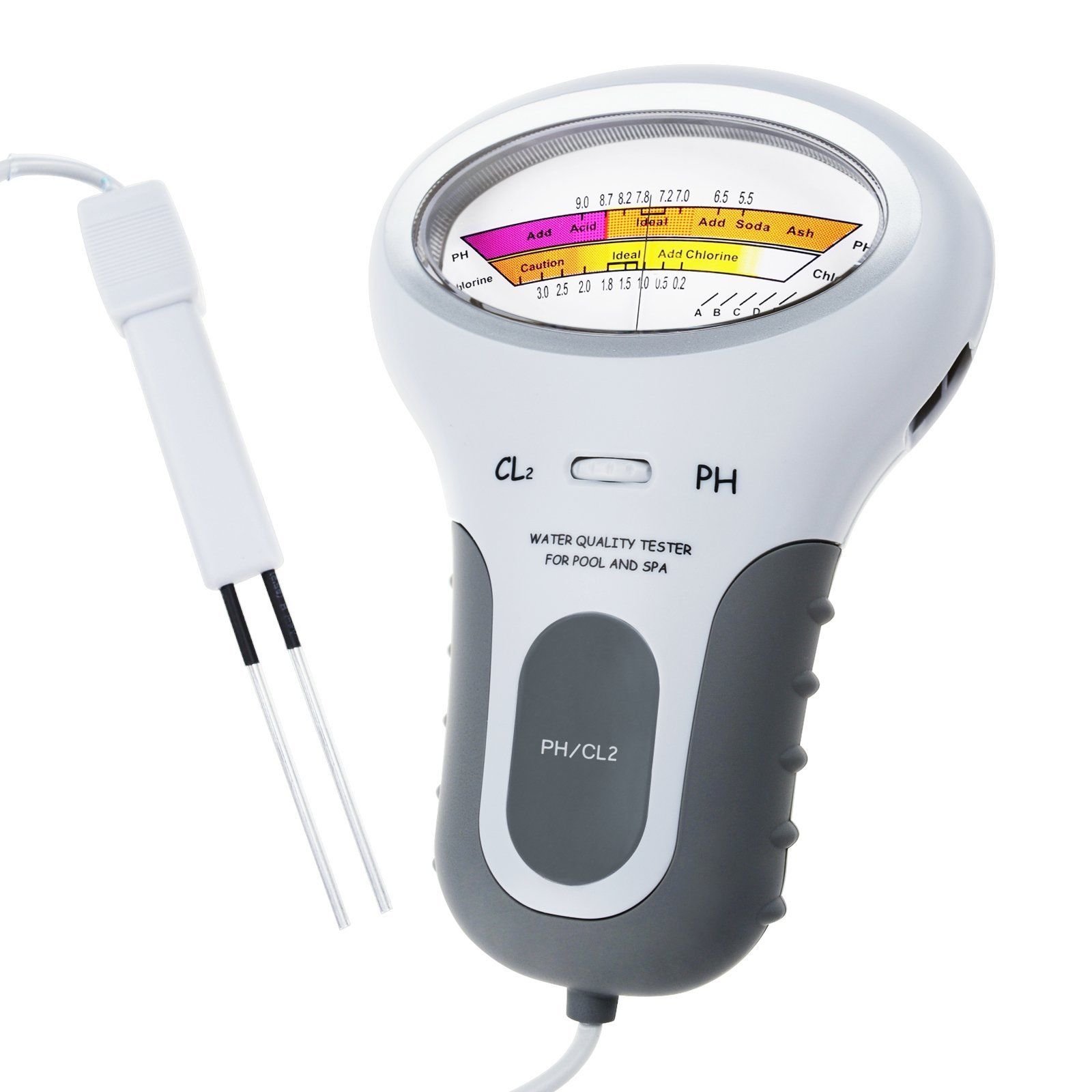 Handy Digital Ph Chlorine Meter Swimming Pool Spa Water Quality Analysis Tester