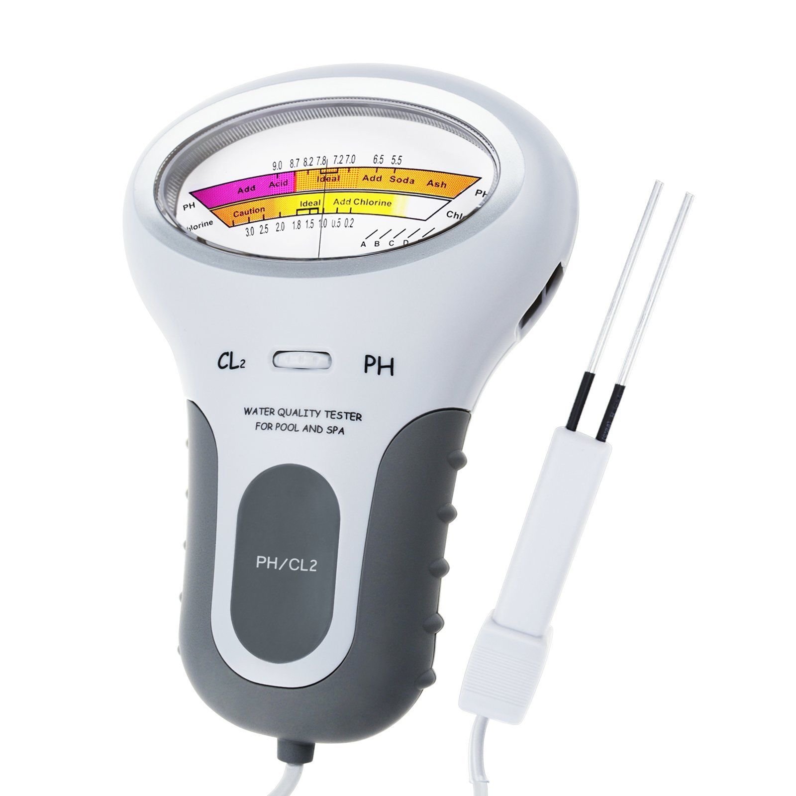 Handy Digital Ph Chlorine Meter Swimming Pool Spa Water Quality Analysis Tester