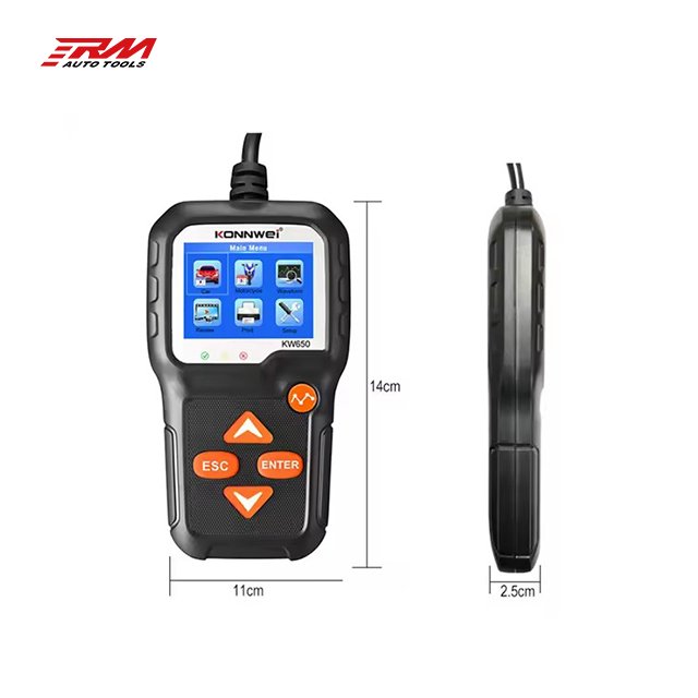 RM Konnwei KW650 6V Battery Tester for Motorcycle 12V Battery Tester Support 6-16V car vehicle equipment