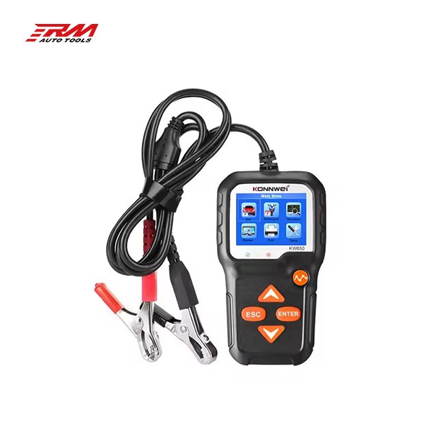 RM Konnwei KW650 6V Battery Tester for Motorcycle 12V Battery Tester Support 6-16V car vehicle equipment