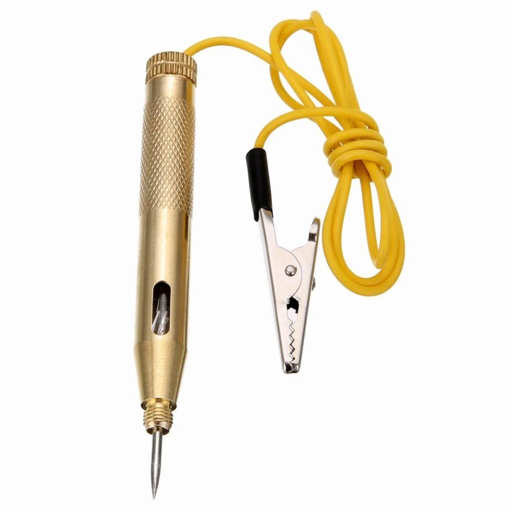 6V 12V 24V Car Light Tester Lamp DC Voltage Tester Circuit Copper Auto Test Pen Detector Probe Light System Test Probe Lamp