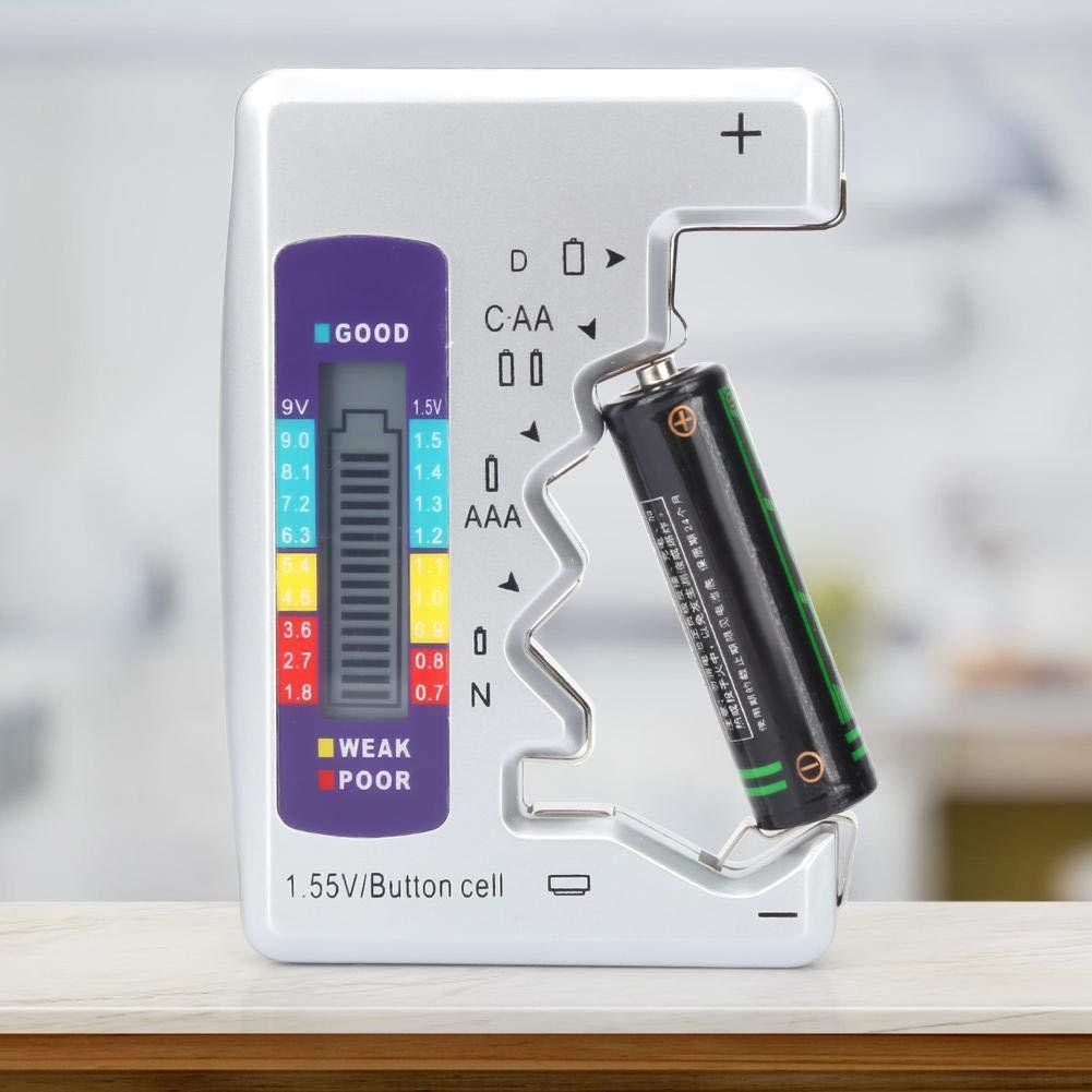 Hot Sale Digital Battery Tester Lcd Display Aa/aaa/9v/1.5v Button Cell Battery Capacity Check Detector Capacitance Diagnostic