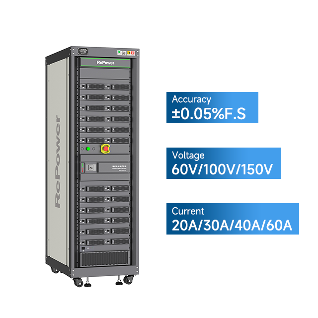 60V 60A Multi Channel Regenerative Battery Pack Capacity Test System Lithium Battery Pack Charge Discharge Life Cycle Tester