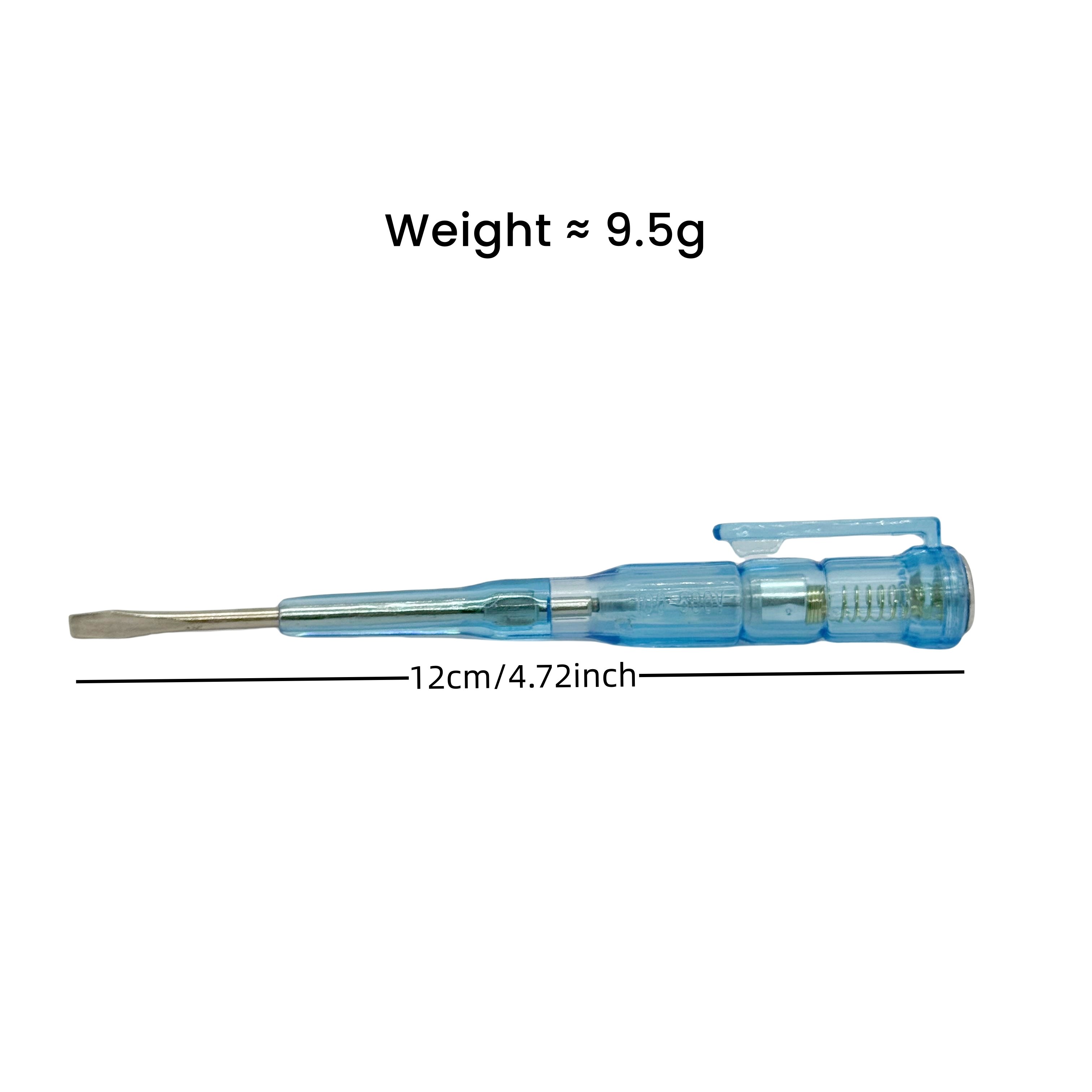 Transparent plastic Small and lightweight electrical insulation plastic Flathead test pen screwdriver type