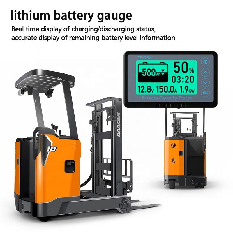 TF03K 100V350A Battery Coulometer Professional Precision Vehicle Battery Tester Electric Quantity Display Monitor