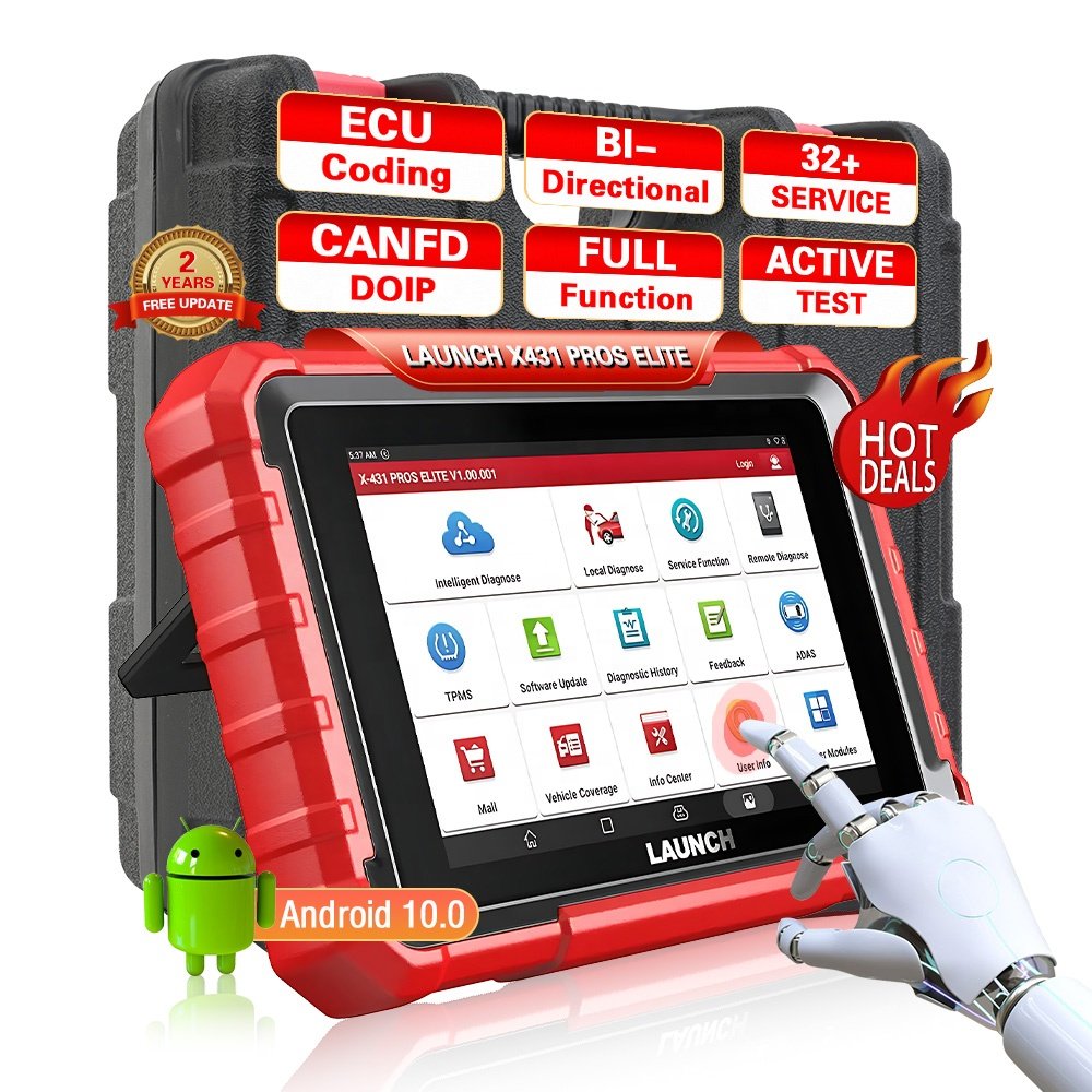 New Launch X431 Pros Elite ALL System Diagnostics Launch scanner Repair 99% of Cars ecu programming tools