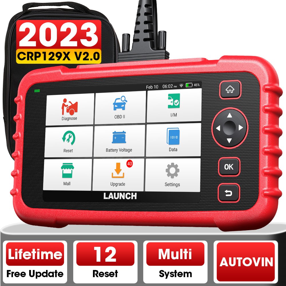 Professional Launch Creader Crp129x 2.0 Crp129e Crp129 Crp 129x Obd2 Diagnostic Scanner Tool For All Cars