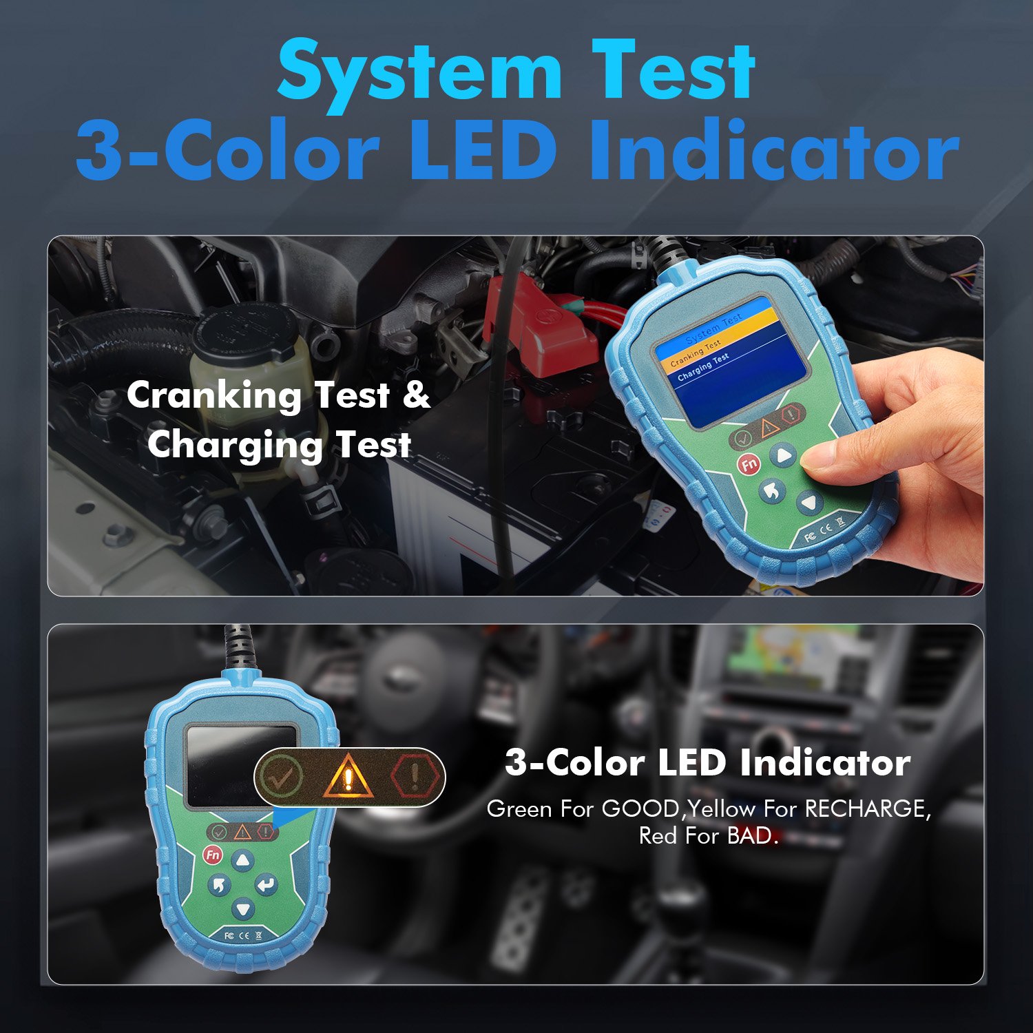 Battery Tester Quicklynks BA550 High quality tester