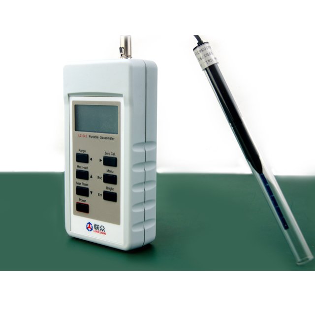LINKJOIN LZ-642 portable teslameter DC/AC magnetic field gauss tester gauss meter manufacture trade assurance supplier