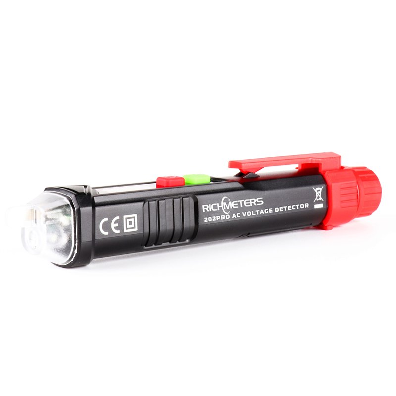 RICHMETERS Color Box OEM Pencil 3 Months Rm202pro High Voltage Detector Tester Pen Safe and Reliable Non Contact Voltage Tester