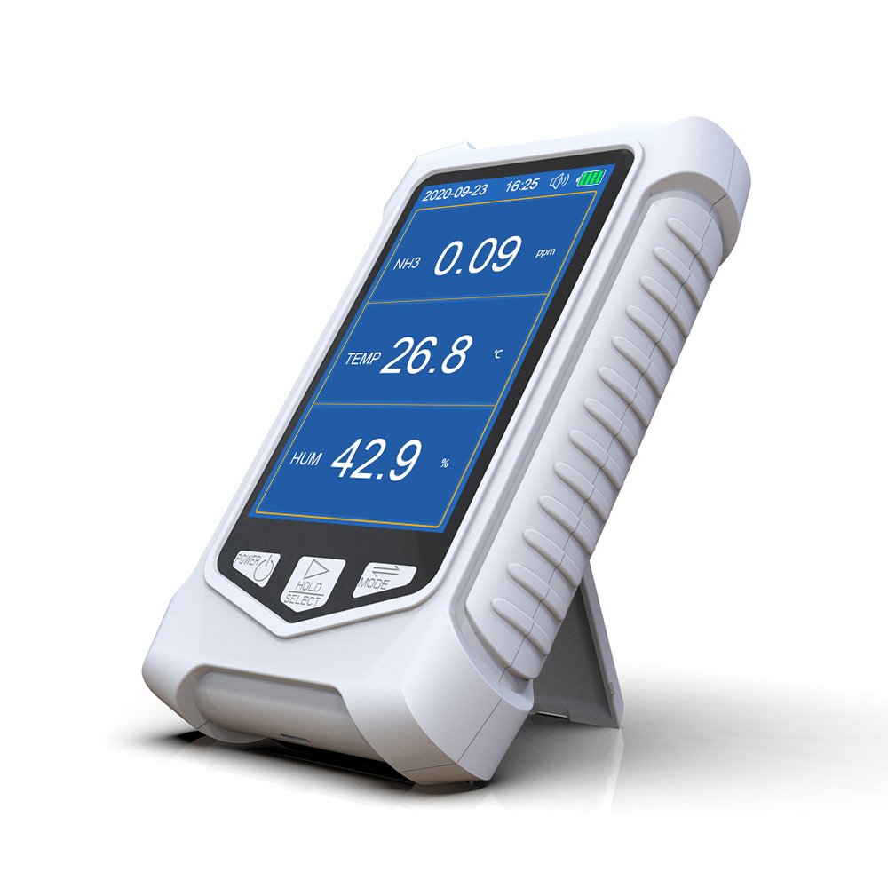 China Factory LCD Display Air Quality Monitor Electrochemistry NH3 Gas Detector Ammonia Flow Meter Accurate Gas Measurement