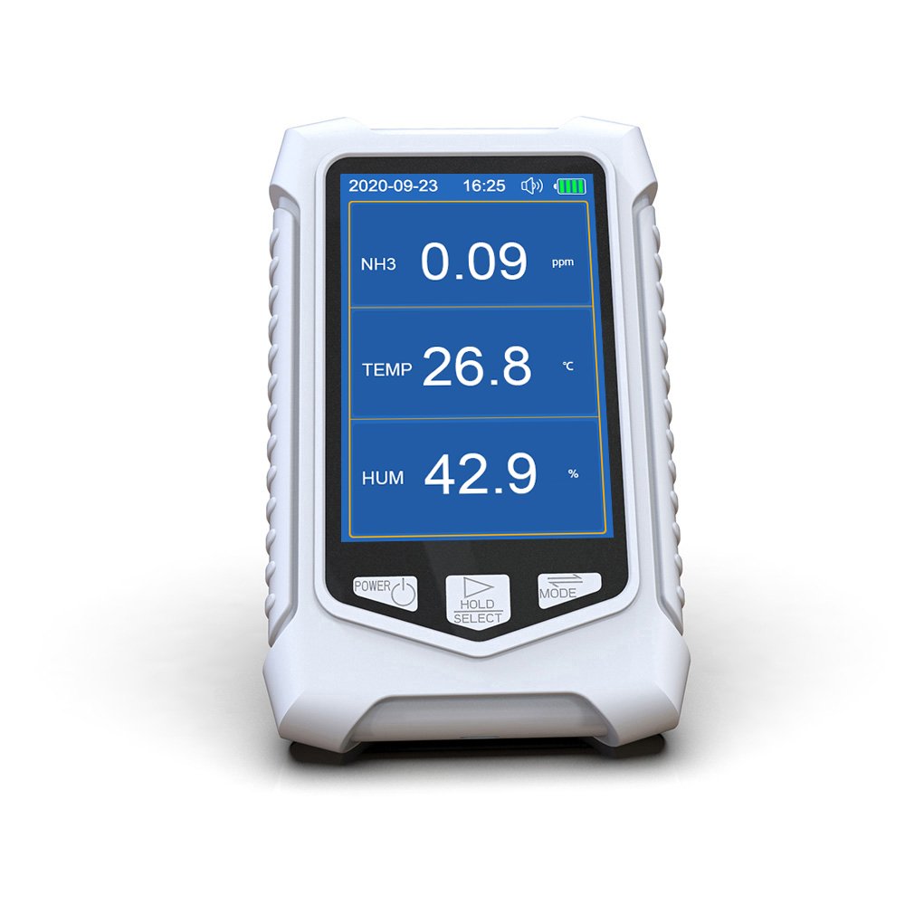 China Factory LCD Display Air Quality Monitor Electrochemistry NH3 Gas Detector Ammonia Flow Meter Accurate Gas Measurement