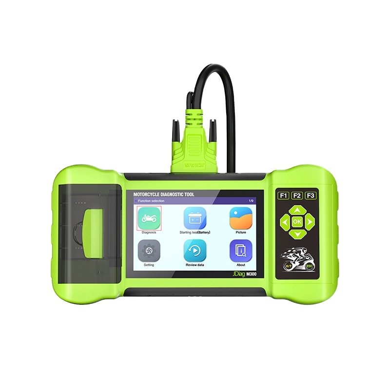JDiag Motorcycle Tester M300 CO Idle Adjustment Reading Real time Data Stream Battery Analysis