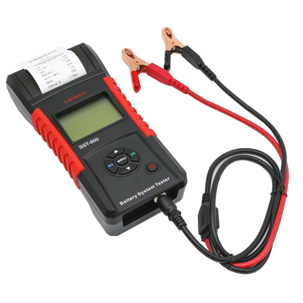 Portable LAUNCH BST-800 Battery Tester Safe and Convenient Diagnostic Tool with Test Report Printing Feature