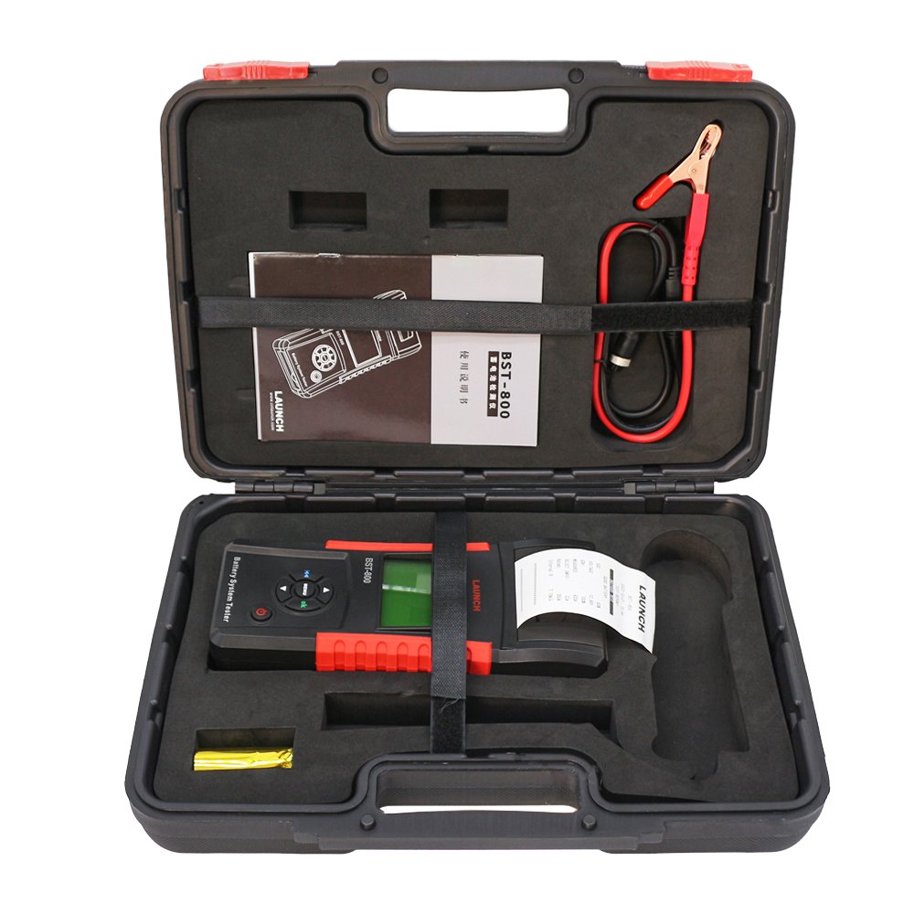 Portable LAUNCH BST-800 Battery Tester Safe and Convenient Diagnostic Tool with Test Report Printing Feature