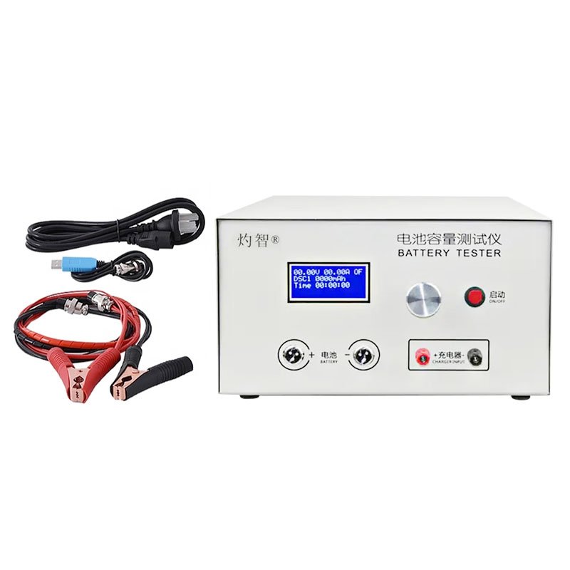 Zketech EBC-B20H Battery Capacity Tester for 12-72V battery packs with LCD display and PC connection