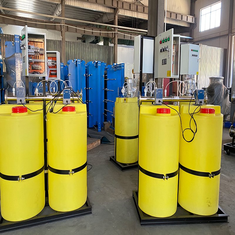 Waste water treatment Plant Automatic Chemical mixing dosing system / flocculant dosing systems